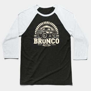 Retro Bronco Baseball T-Shirt